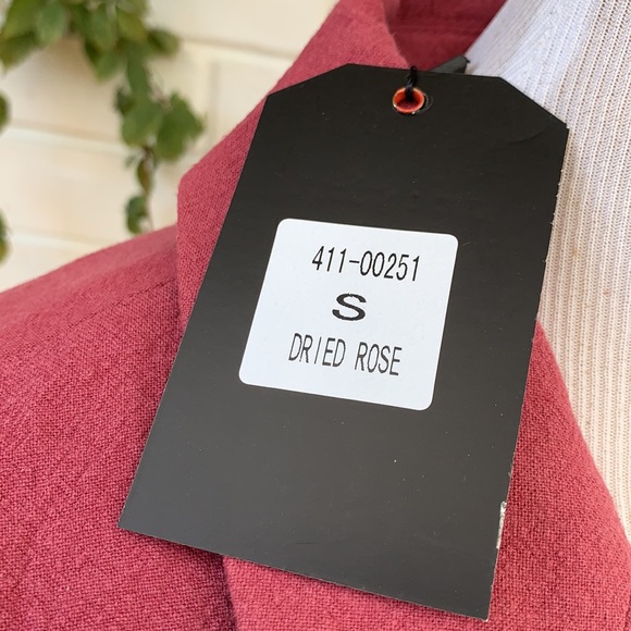 NEW Anthropologie mo:vint Blazer Linen Size Small - Picture 5 of 9